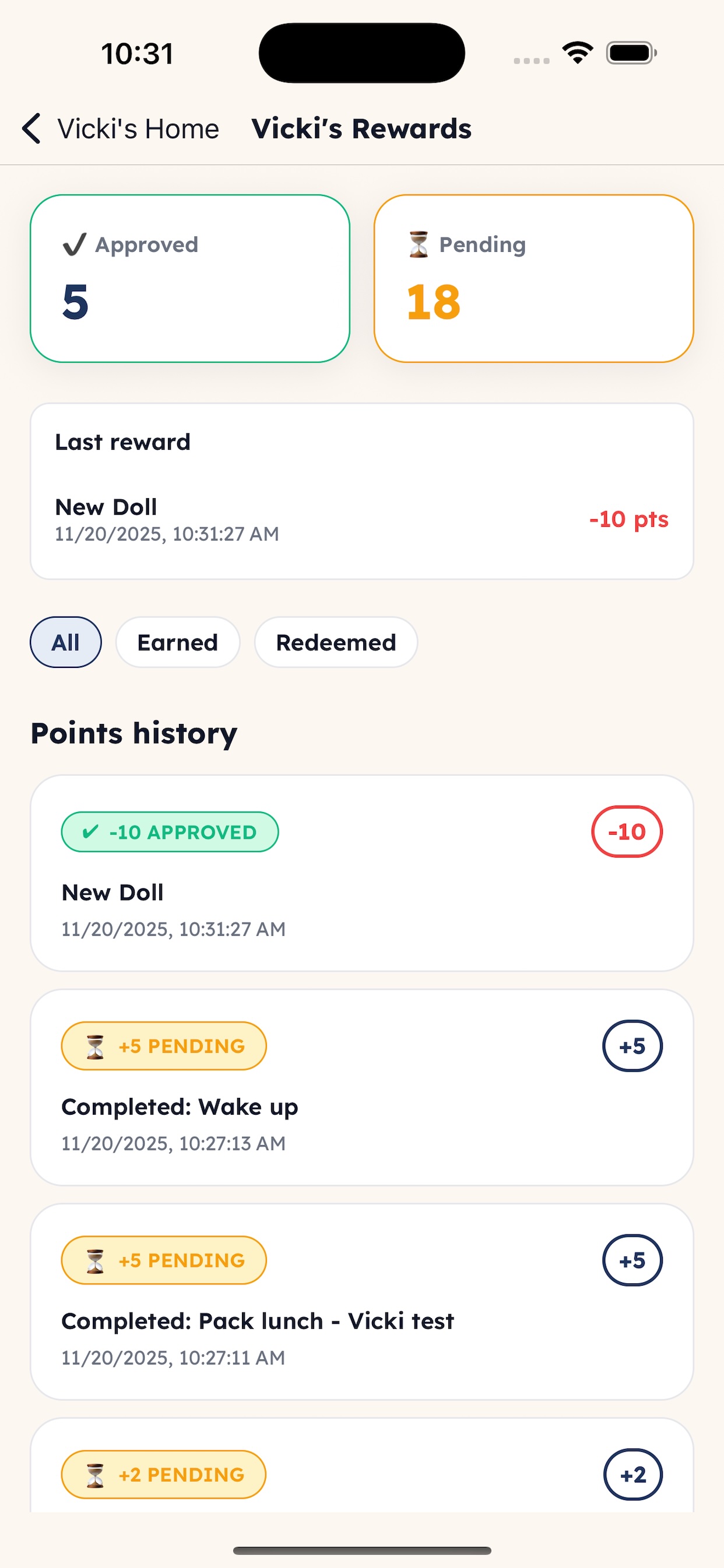 ADHD Trove app screenshot: Screen 4